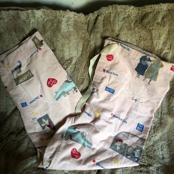 NICK&NORA LUCY CAR ROAD TRIP PJS, SZ L, MADE IN U.S, GUC-NO STAINS, VERY POPULAR - Picture 13 of 16